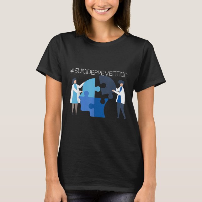 T-shirt Prévention du suicide - Sensibilisation à la santé (Devant)