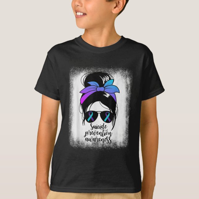 T-shirt Prévention du suicide Sensibilisation des femmes à (Devant)