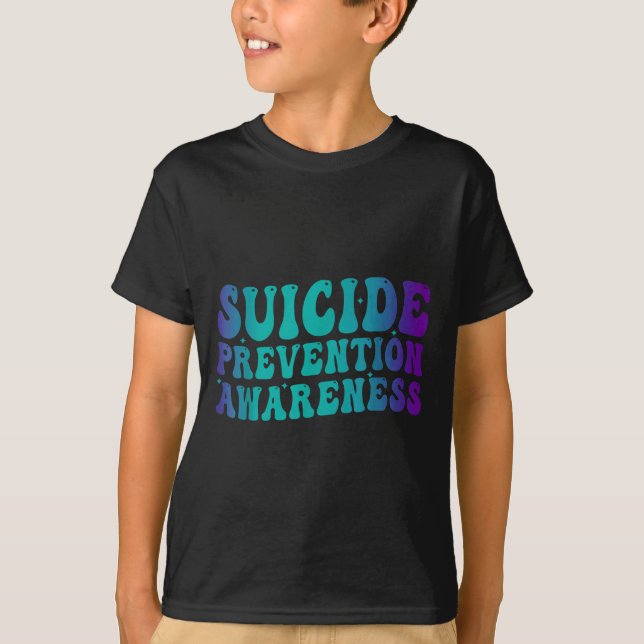 T-shirt Prévention du Suicide Sensibilisation Groovy Sarce (Devant)