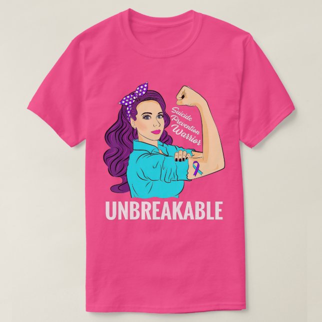 T-shirt Prévention du suicide Sensibilisation Santé mental (Design devant)