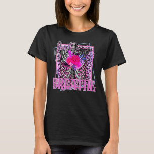 T-shirt Prévention du suicide Squelette floral Respire jus