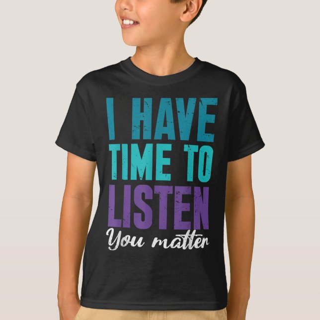 T-shirt Prévention du suicide Vous _ Je Pour les Suprters  (Devant)