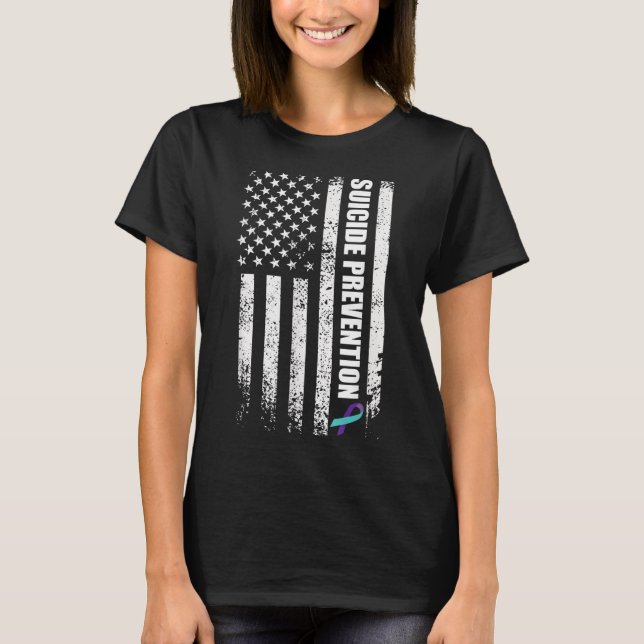 T-shirt Prévention Suicide Prévention Prévenir Suicide Us  (Devant)