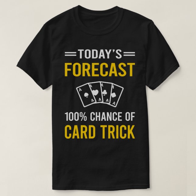 T-shirt Prévision actuelle d Trick Trick Trick Trick (Design devant)