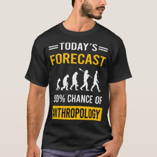 T-shirt Prévision d'aujourd'hui Anthropologie Anthropologu