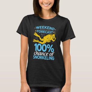 T-shirt Prévision Du Week-End 100 Chance De Plongée Avec T