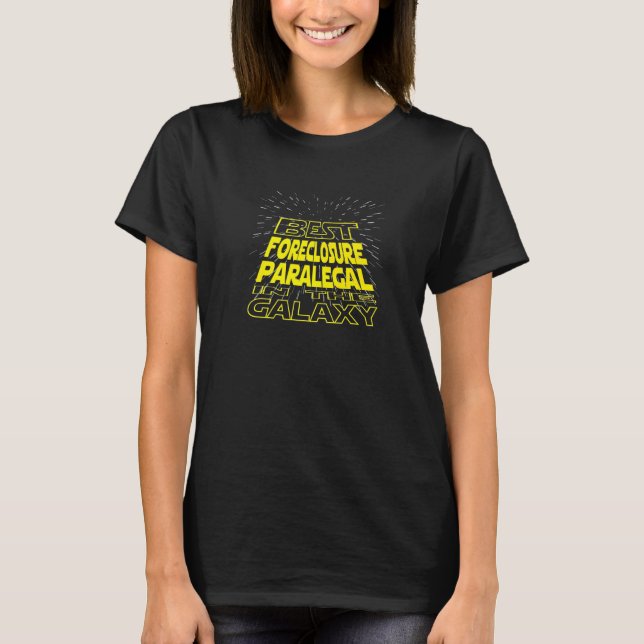 T-shirt Prévision Paralegal Cool Galaxy emploi (Devant)