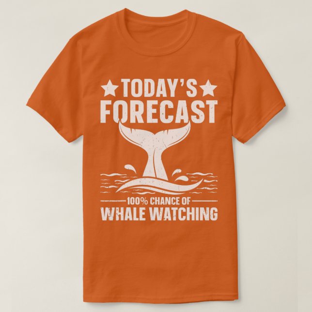 T-shirt Prévisions actuelles 100% Chance d'observation des (Design devant)