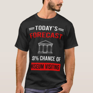 T-shirt Prévisions d'aujourd'hui Musée