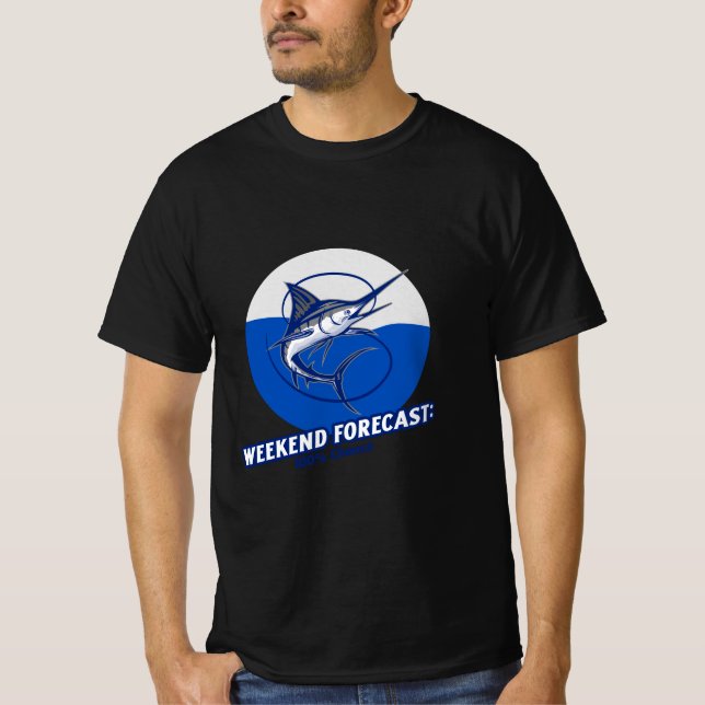T-shirt Prévisions de week-end  100% de chances  (Devant)