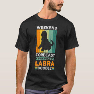 T-shirt Prévisions de week-end 100% de chances de Labrado