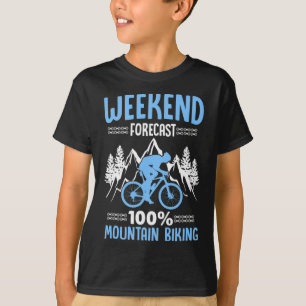T-shirt Prévisions de week-end 100% VTT