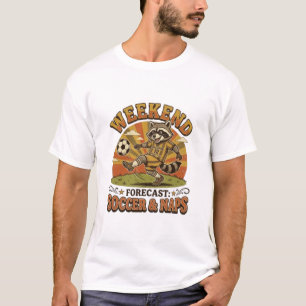 T-shirt Prévisions de week-end Football et siestes Raton l