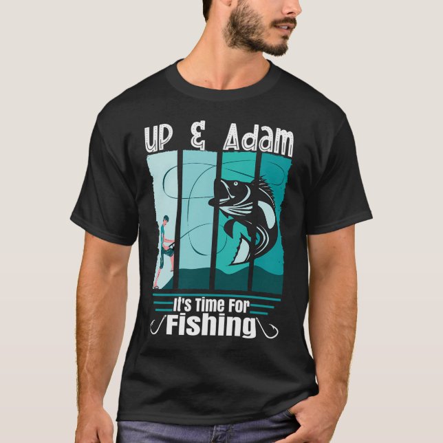 T-shirt Prévisions de week-end Pêche avec une chance de bo (Devant)