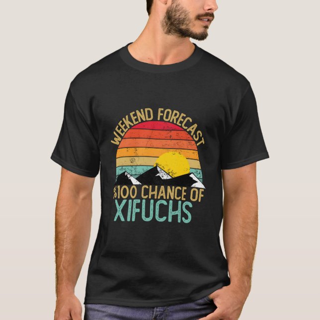 T-shirt Prévisions de week-end Xifuchs Xifuchs (Devant)