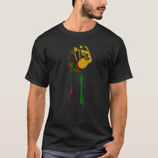 T-shirt Pride Afro-Américain African American Heritage Bla