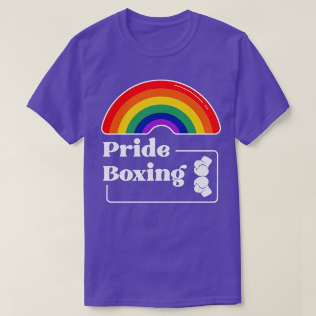 T-shirt Pride Boxing LGBTQIA Gay (Design devant)