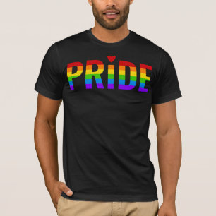 T-shirt PRIDE Couleurs arc-en-ciel Diversité et unité