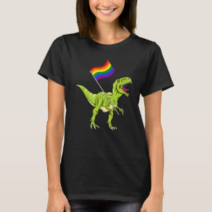 T-shirt Pride Dinosaur LGBT Gay Lesbian Transgender Trans