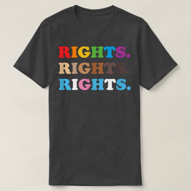 T-shirt Pride Droits BLM Droits LGBT Égalité Pride (Design devant)