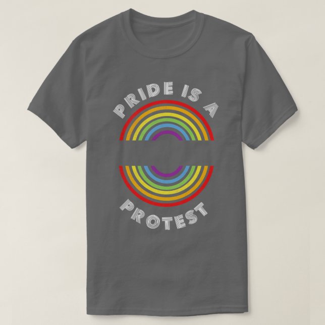 T-shirt Pride est une fierté de protestation pour le souti (Design devant)