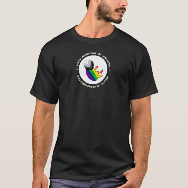 T-shirt Pride Fetus 2022 Chemise (Devant)