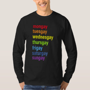 T-shirt Pride Gay Agenda Amour LGBT