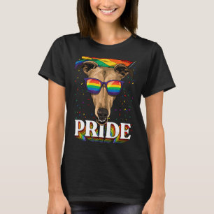 T-shirt Pride Greyhound LGBTQ Rainbow Flag Pride Mois Anim