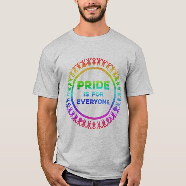 T-shirt Pride is for Everyone (Devant)