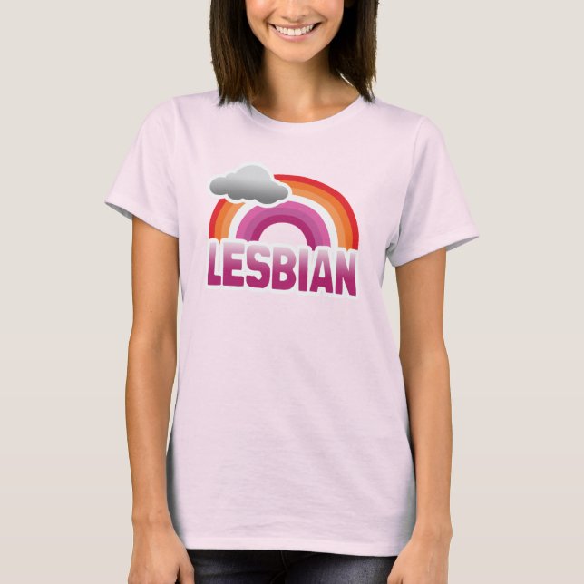 T-shirt Pride lesbienne (Devant)