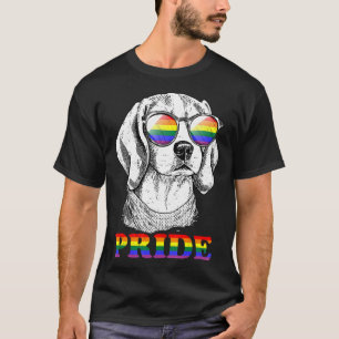 T-shirt Pride Lgbt Chien Beagle Pour Lesbian Gay
