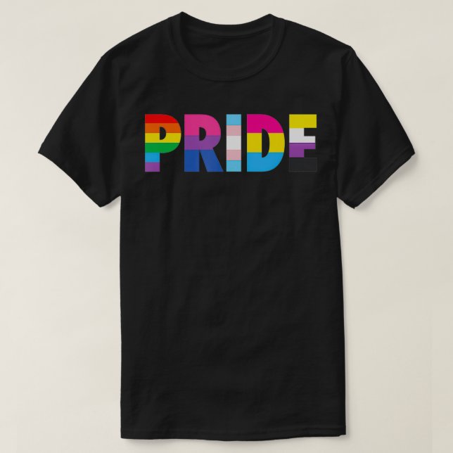 T-shirt Pride LGBT Drapeau Transgenre arc-en-ciel Lesbian  (Design devant)