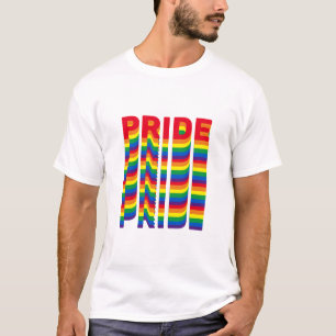 T-shirt Pride lgbt lgbtq gay rainbow retro couleurs cool