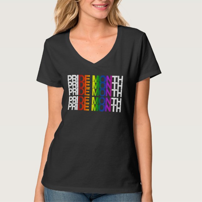 T-shirt Pride Month Demon LGBT Gay Pride Month Transgender (Devant)