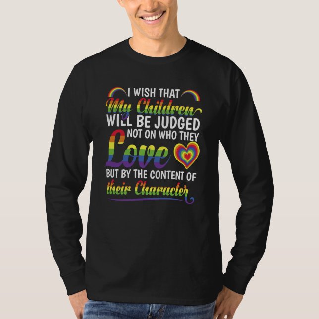 T-shirt Pride Month LGBTQ Rainbow Pride Flag LGBT (Devant)