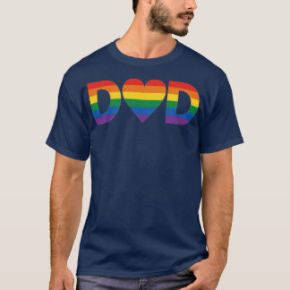 T-shirt Pride Papa Coeur sur la Fête des pères