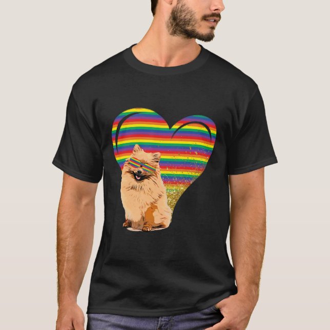 T-shirt Pride Pomeranian (Devant)