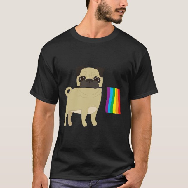 T-shirt Pride Pug 353 (Devant)