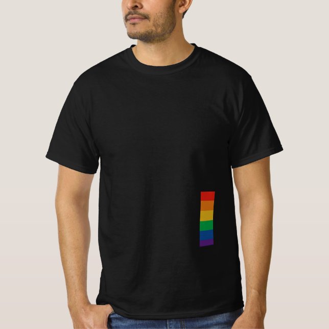 T-shirt Pride Rainbow LGBTQ (Devant)