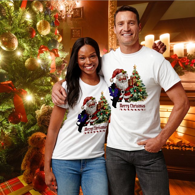 T-shirt Pride Scotland Scottie Chien Xmas Personnalisé (Créateur téléchargé)