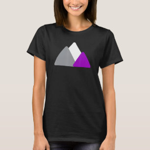 T-shirt Pride sexuelle Mountain Minimalist Ace LGBTQ Asexu