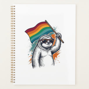 T-shirt Pride Sloth Gravure Vintage Design_1