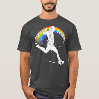 T-shirt Pride Soccer - Je soutiens LGBTQ