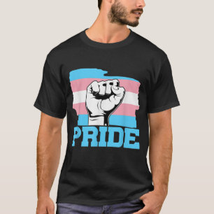 T-shirt Pride transgenre Poing Pride LGBTQ Mois Fierté Tra