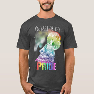 T-shirt Pride Wolf LGB Gay Lesbian