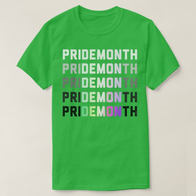 T-shirt PriDEMONth Genderfae (Design devant)