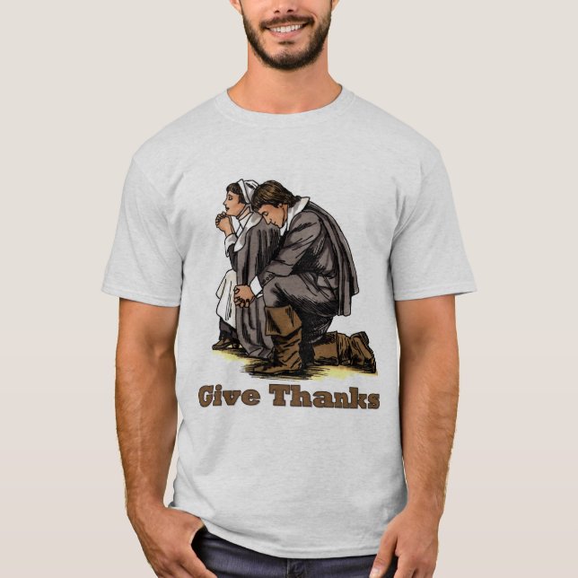 T-shirt Prier les pèlerins (Devant)
