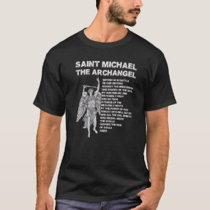 T-shirt Prière à Saint Michel Archange Tradition Catholiqu
