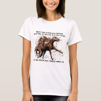 T-shirt Prière aux courses de cheval