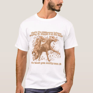 T-shirt Prière aux courses de cheval